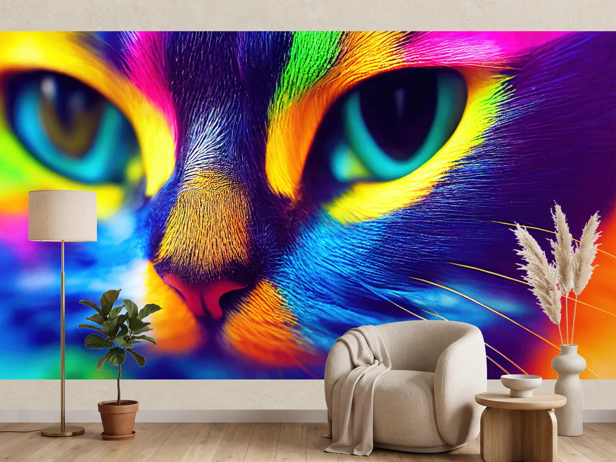 photo-wallpaper-3d-rendering-of-a-colorful-beautiful-european-cat