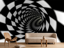 photo-wallpaper-abstract-tunnel-black-white