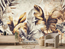 photo-wallpaper-earthy-tropical-foliage