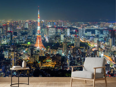 photo-wallpaper-tokyo-tower-glowing-above-a-sea-of-city-lights-at-night