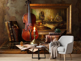 photo-wallpaper-still-life-with-violin-and-painting-ii