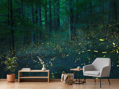 photo-wallpaper-forest-firefly-glow