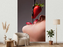 photo-wallpaper-strawberry-kiss