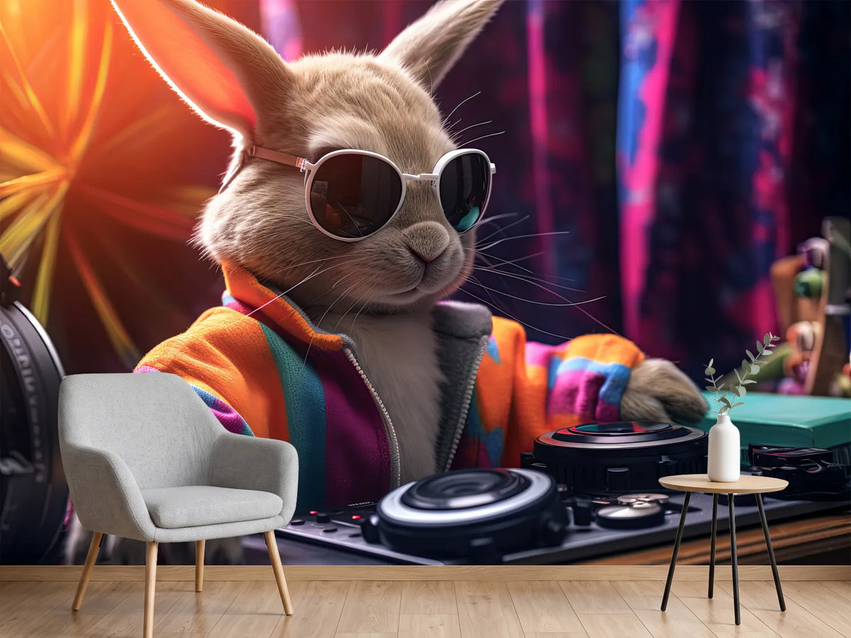 photo-wallpaper-cool-easter-bunny-as-a-dj-with-sunglasses-and-headphones