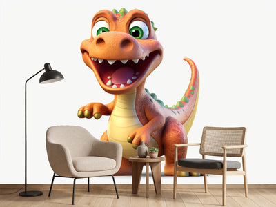 photo-wallpaper-a-funny-and-cute-3d-dinosaur