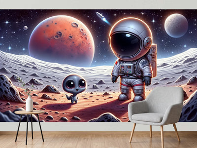 photo-wallpaper-astronaut-meets-a-tiny-alien-on-a-dusty-lunar-plain