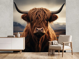 photo-wallpaper-highland-cow-in-scotland