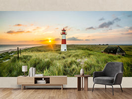 photo-wallpaper-sunrise-at-the-lighthouse-in-list-on-sylt