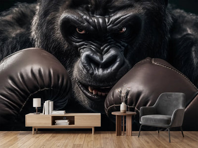 photo-wallpaper-gorilla-in-boxing-gloves-with-guard-raised-in-deep-shadow