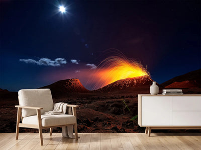 photo-wallpaper-lava-flow-with-the-moon