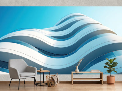 photo-wallpaper-undulating-white-facade-against-a-deep-blue-sky