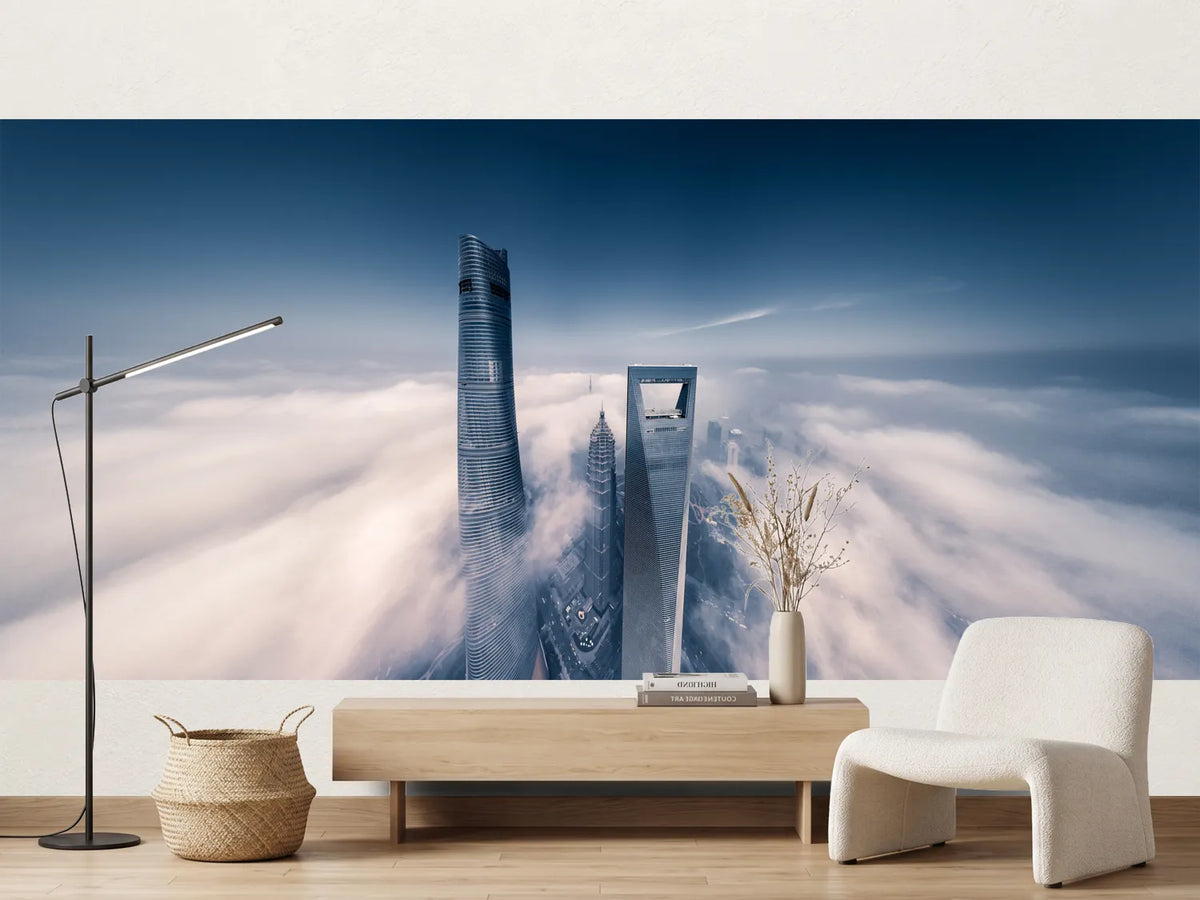 photo-wallpaper-majestic-skyscrapers-above-clouds