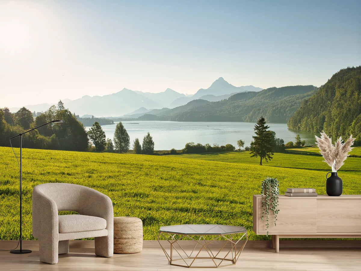 photo-wallpaper-a-large-green-field-with-a-lake-and-mountains-in-the-background