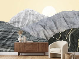 photo-wallpaper-textured-mountain-sun