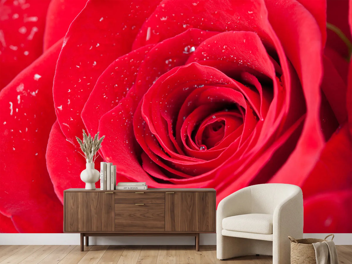 photo-wallpaper-red-rose-in-morning-dew