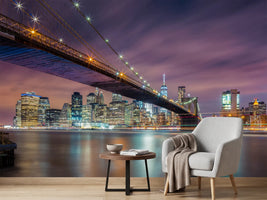 photo-wallpaper-brooklyn-bridge-at-night-ii