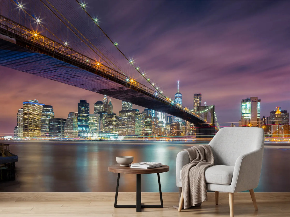 photo-wallpaper-brooklyn-bridge-at-night-ii