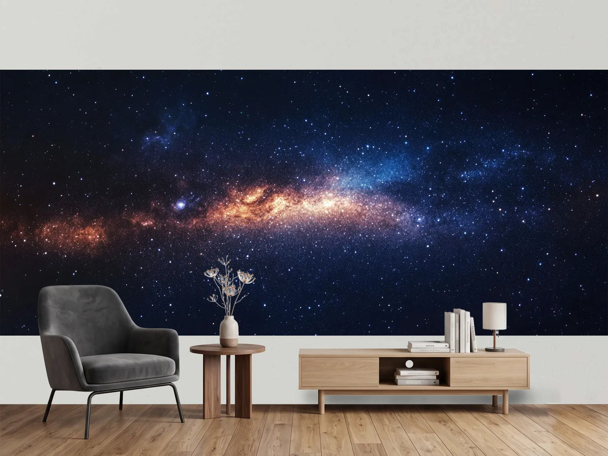 photo-wallpaper-glowing-galaxy-band-in-amber-and-deep-blue-among-countless-stars