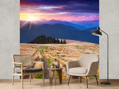 photo-wallpaper-sunset-in-the-mountain-scenery