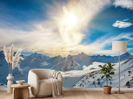 photo-wallpaper-over-the-snowy-peaks