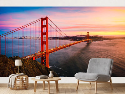 photo-wallpaper-bridge-and-bay-in-the-background