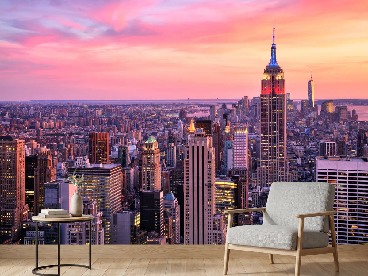 photo-wallpaper-new-york-city-midtown-with-empire-state-building-at-amazing-sunset