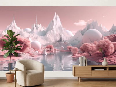 photo-wallpaper-dreamy-surreal-fantasy-landscape-pastel-pink-generative-ai