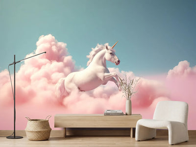 photo-wallpaper-a-write-unicorn-riding-a-pink-candy-cotton-cloud