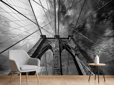 photo-wallpaper-brooklyn-bridge-upward-view