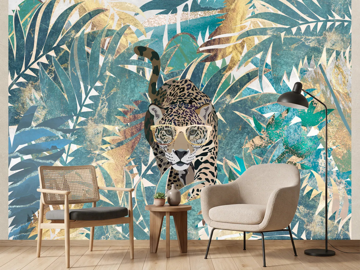 photo-wallpaper-stylish-leopard-jungle