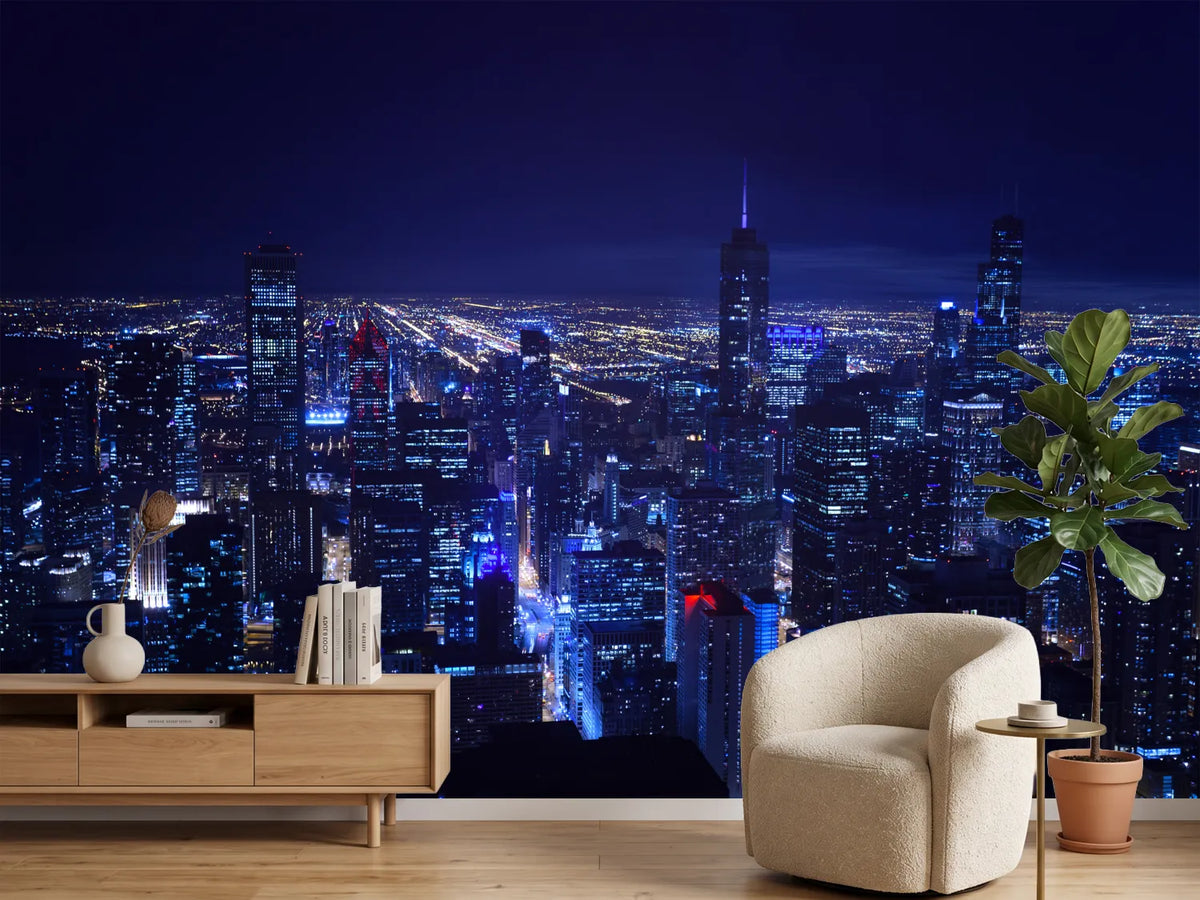 photo-wallpaper-chicago-skyline-at-night-with-skyscrapers-in-a-sea-of-blue-light