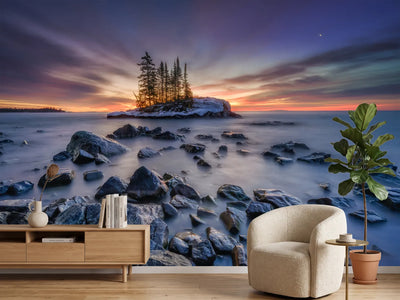photo-wallpaper-winter-island-sunset