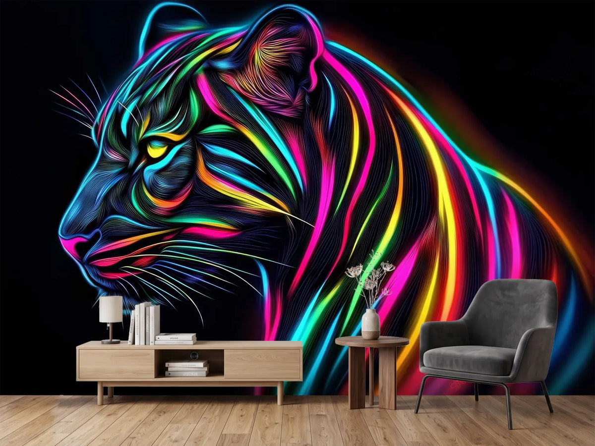 photo-wallpaper-a-striking-neon-black-panther-with-radiant-glowing-lines-2