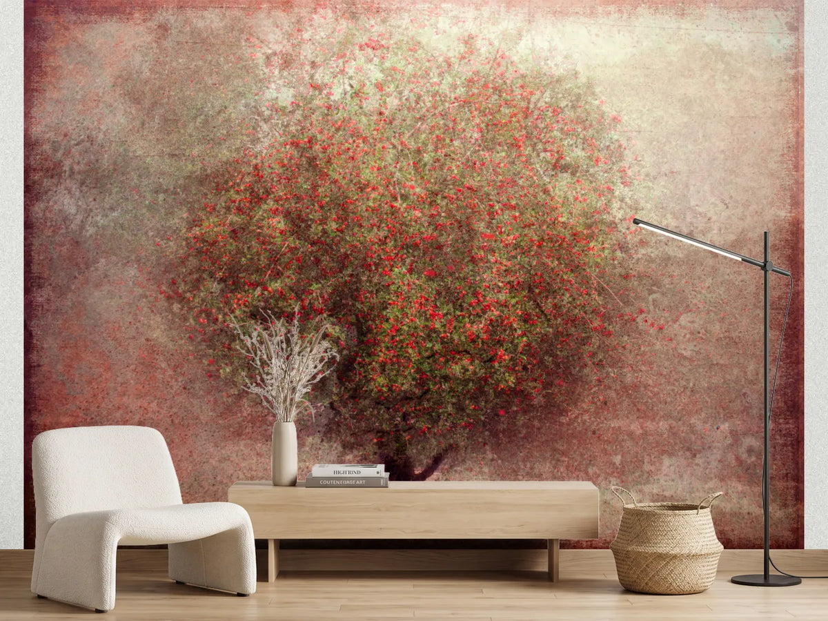 photo-wallpaper-rustic-berry-tree