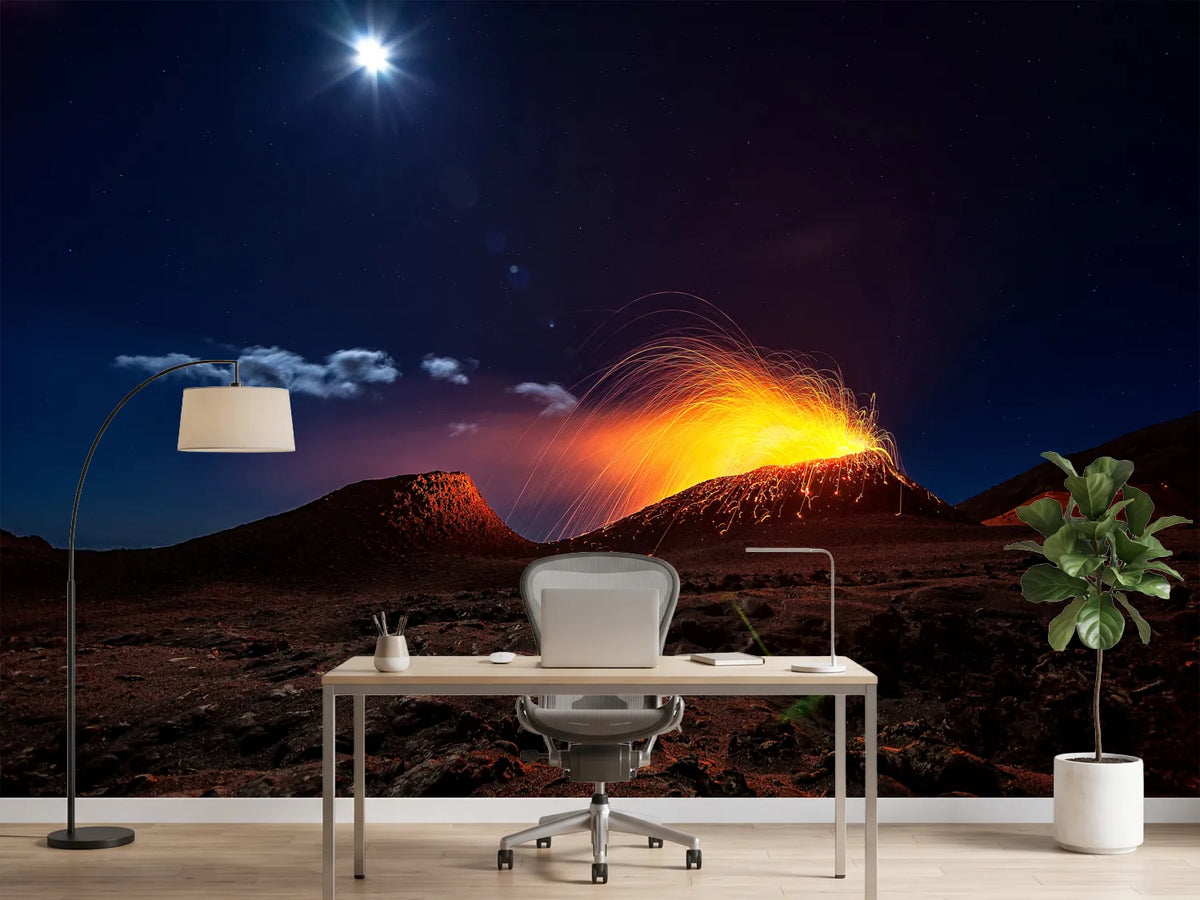 photo-wallpaper-lava-flow-with-the-moon