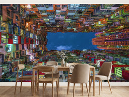 photo-wallpaper-illuminated-city-maze