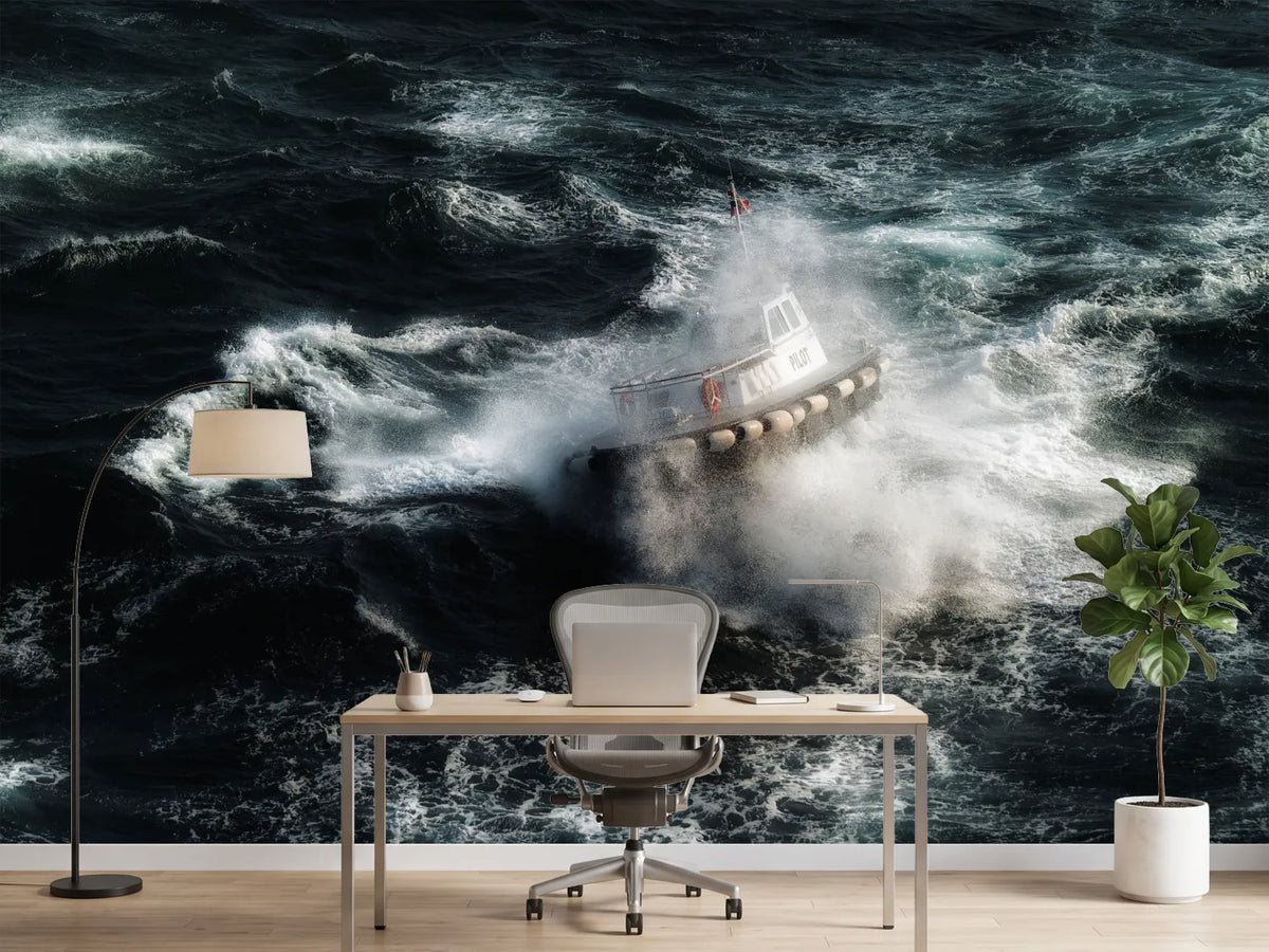 photo-wallpaper-the-boat-in-the-tempest-x