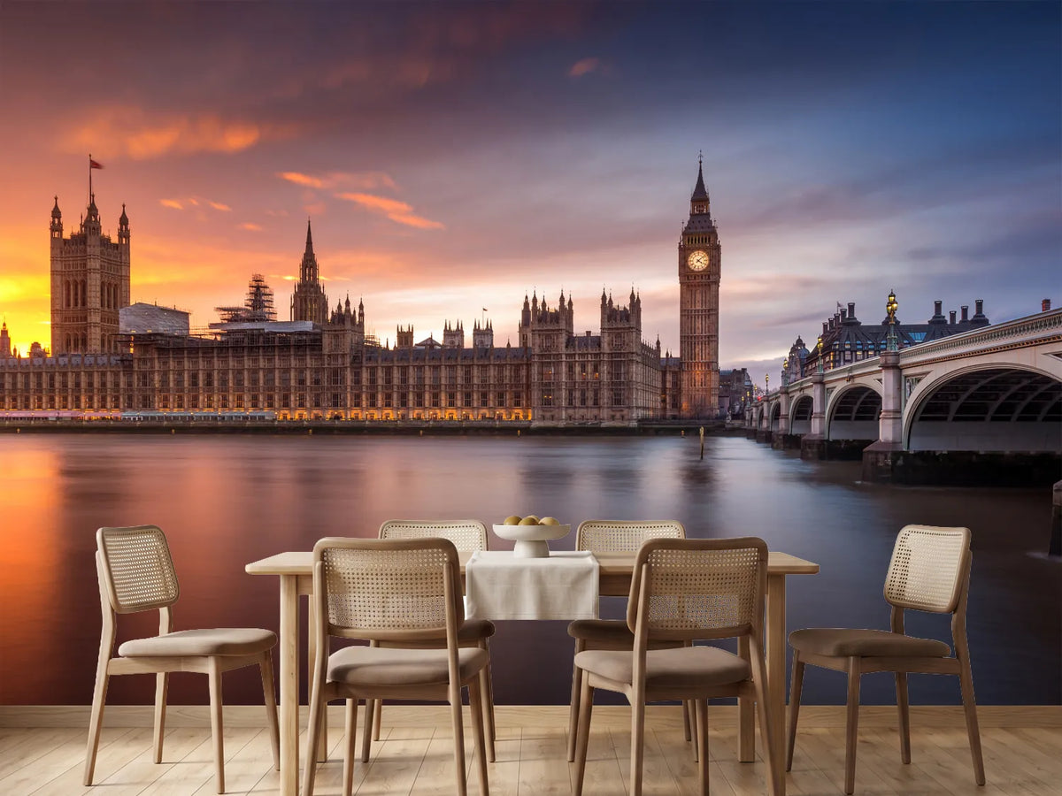 photo-wallpaper-london-palace-of-westminster-sunset