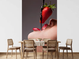 photo-wallpaper-strawberry-kiss