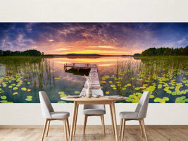 photo-wallpaper-beautiful-summer-sunrise-over-lake-panorama