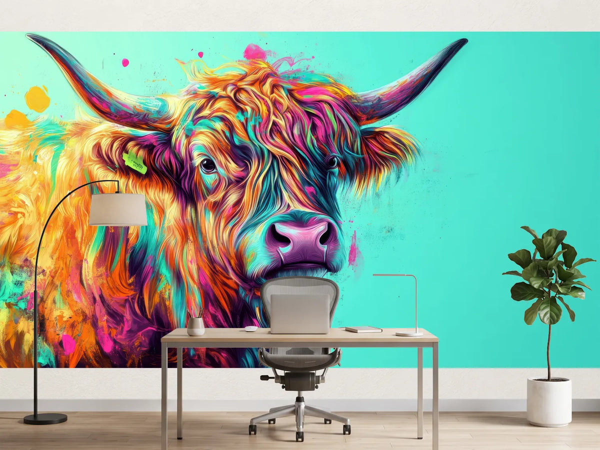 photo-wallpaper-vibrant-highland-cow-portrait