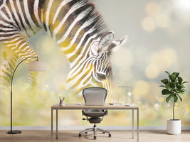 photo-wallpaper-peaceful-zebra-foal