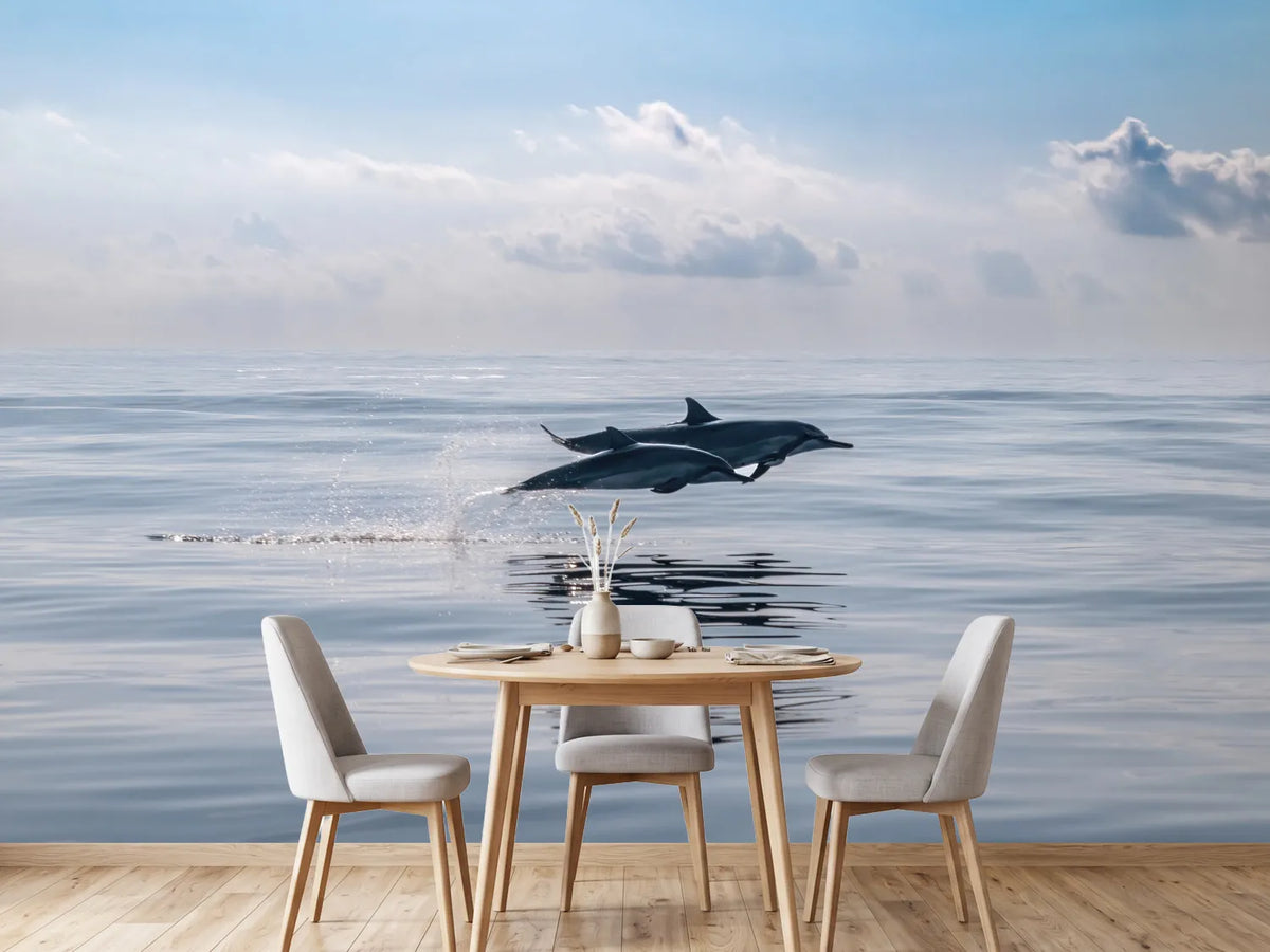 photo-wallpaper-dolphins-leaping-ocean