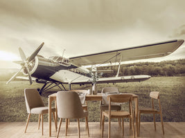 photo-wallpaper-nostalgic-aircraft-in-retro-style