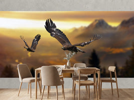 photo-wallpaper-golden-eagle-in-flight