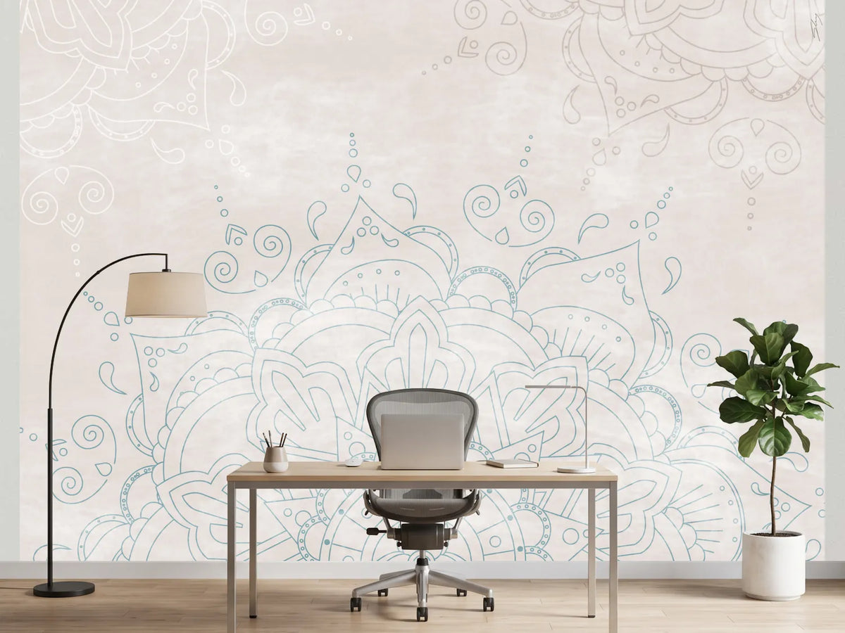 photo-wallpaper-ornate-mandala-drawing