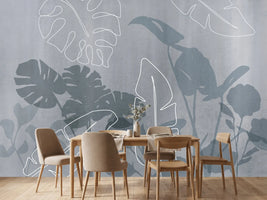 photo-wallpaper-serene-tropical-leaves