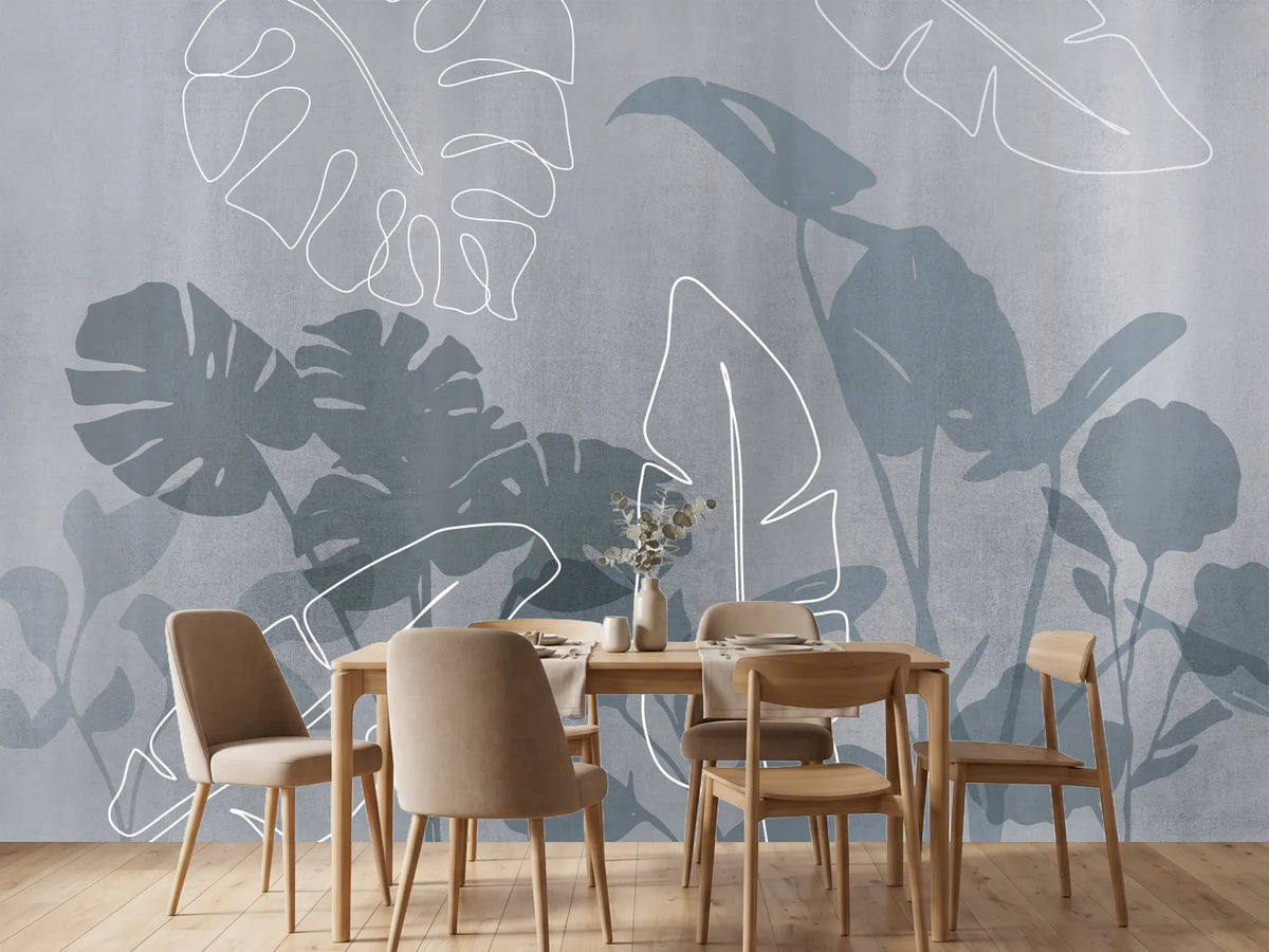 photo-wallpaper-serene-tropical-leaves