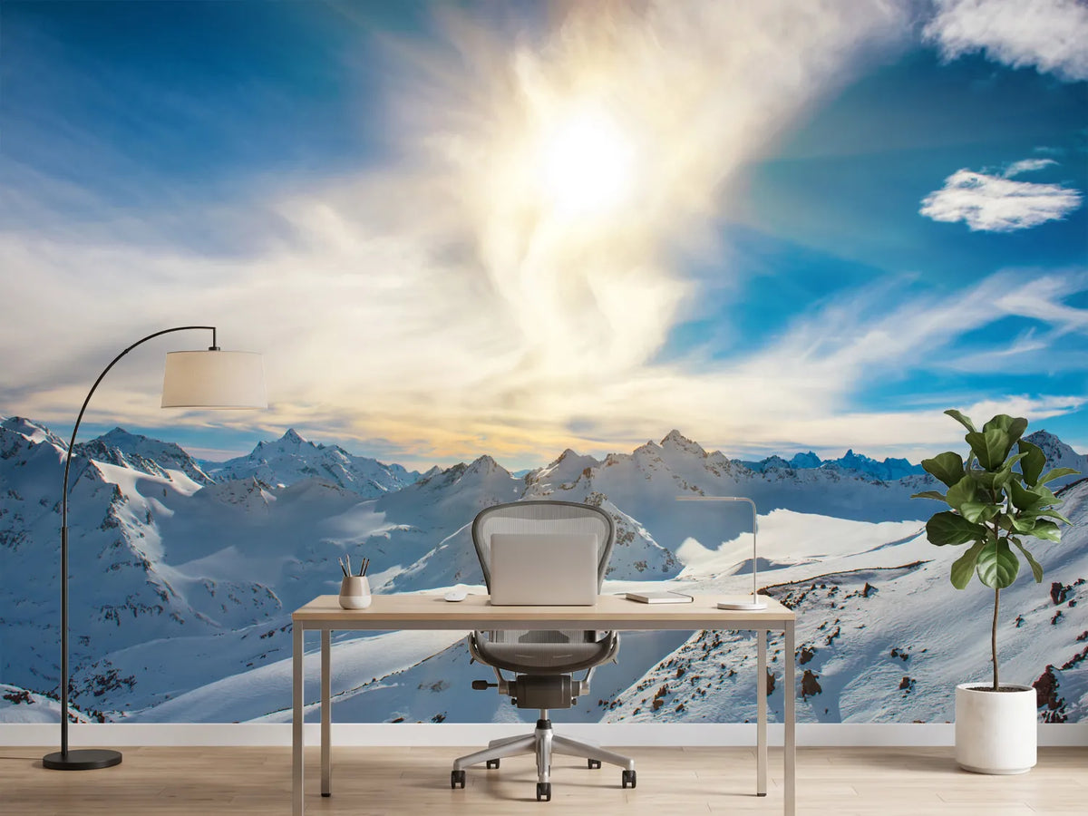 photo-wallpaper-over-the-snowy-peaks