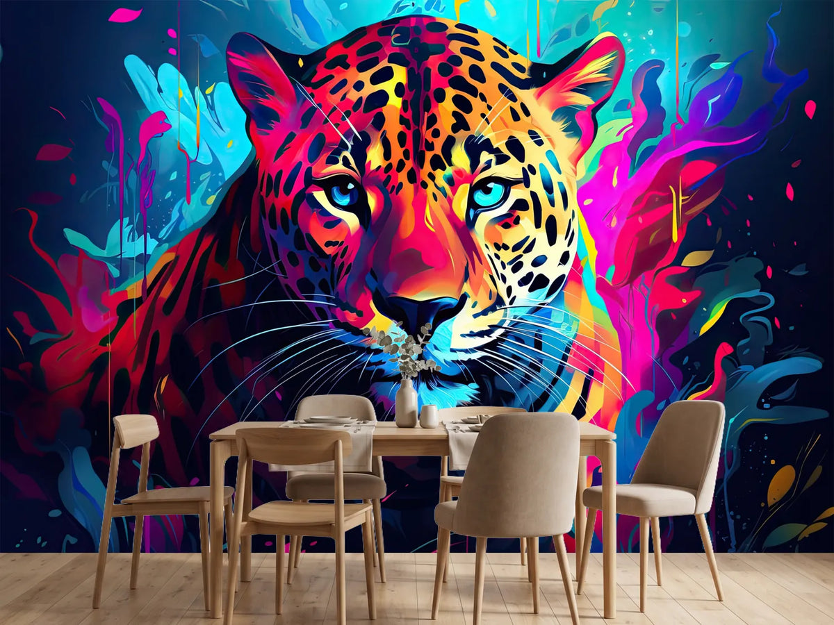 photo-wallpaper-colorful-jaguar-animal-portrait-illustration